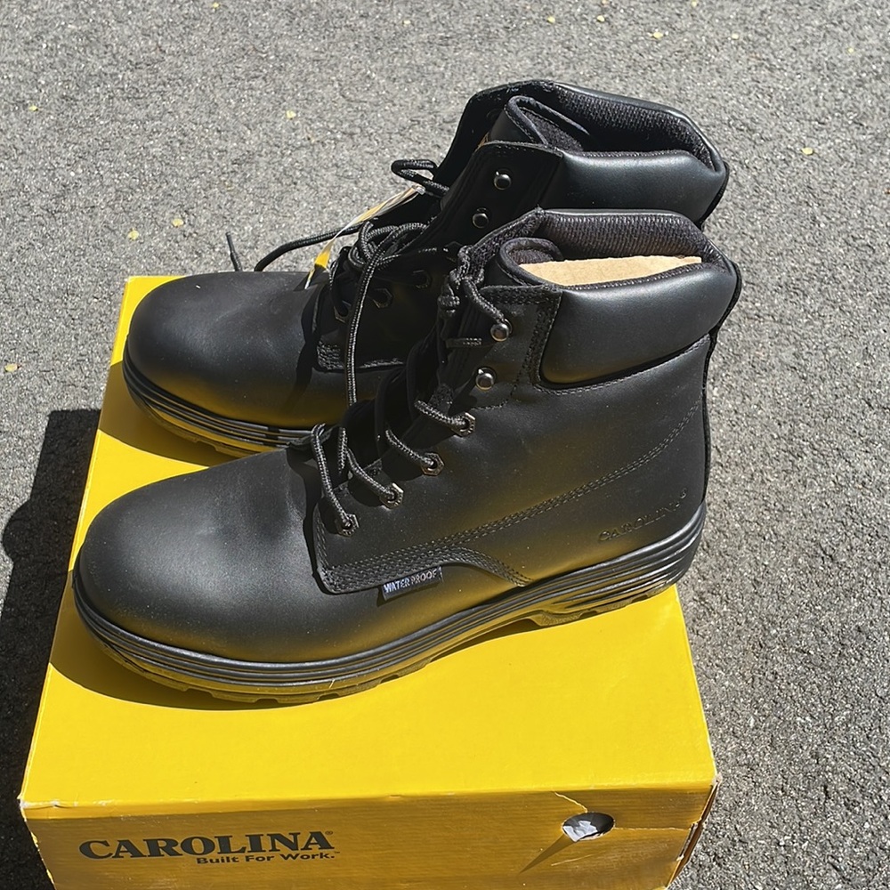 Black Carolina Steel Toe Workboot Sz12 Never Worn! - Picture 4 of 6
